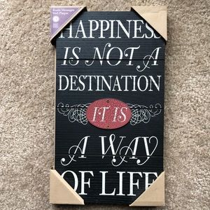 Rustic Message Wall Plaque